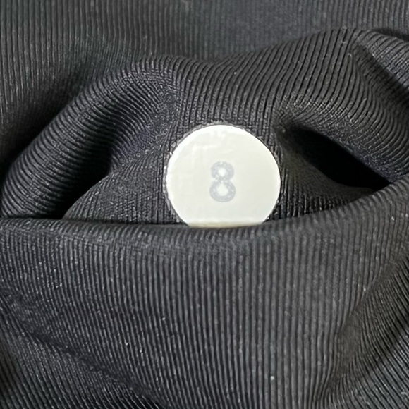 Lululemon Yoga Leggings Ruched Detail Ankle Crop Black - Picture 4 of 8